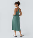 Everyday Midi Chill Dress-La Land - Blue Spruce