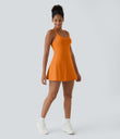 SoftlyZero™ Plush Backless Active Dress-Easy Peezy Edition - Sun Orange