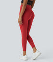 Halara UltraSculpt™ High Waisted Scrunch Butt Lifting Tummy Control Pocket Shaping Training Leggings - Aura Orange