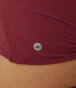 Double Straps Cropped Yoga Tank Top - Deep Wine