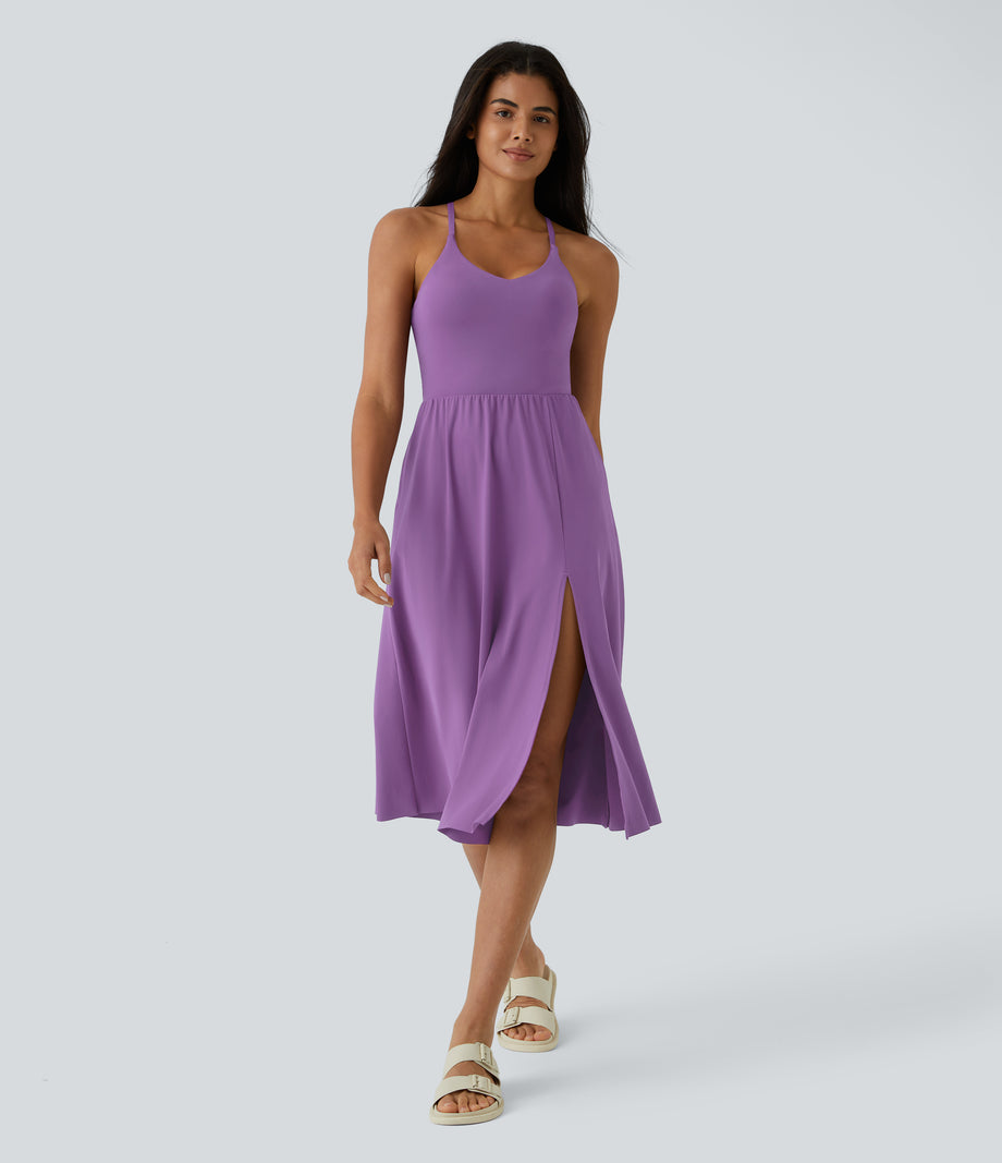 Everyday Midi Chill Dress-La Land - Dewberry