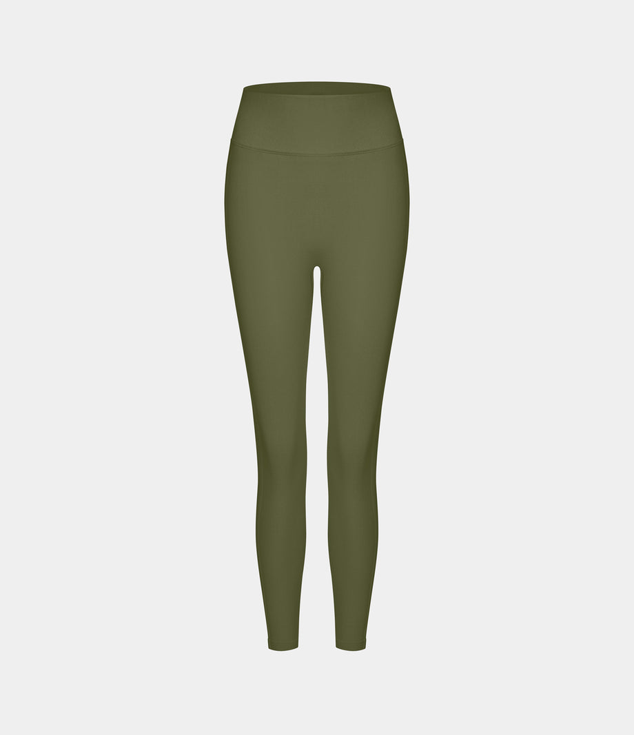 OneForm Seamless Flow High Waisted Booty Scrunch Leggings - Winter Moss
