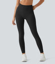 OneForm Seamless Flow High Waisted Booty Scrunch Leggings - Black