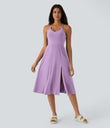 Everyday Midi Chill Dress-La Land - Orchid Bouquet