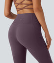 Halara UltraSculpt™ High Waisted Tummy Control Pocket Shaping Yoga Bootcut Leggings - Night's Purple