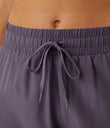 Mid Rise Drawstring Contrast Mesh 2-in-1 Flowy Running Shorts 3'' - Navy Cosmos