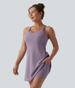 Softlyzero™ Plush Backless Active Dress-Easy Peezy Edition DD-F - Tulip Purple
