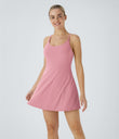 SoftlyZero™ Plush Backless Active Dress - Lemonade Pink