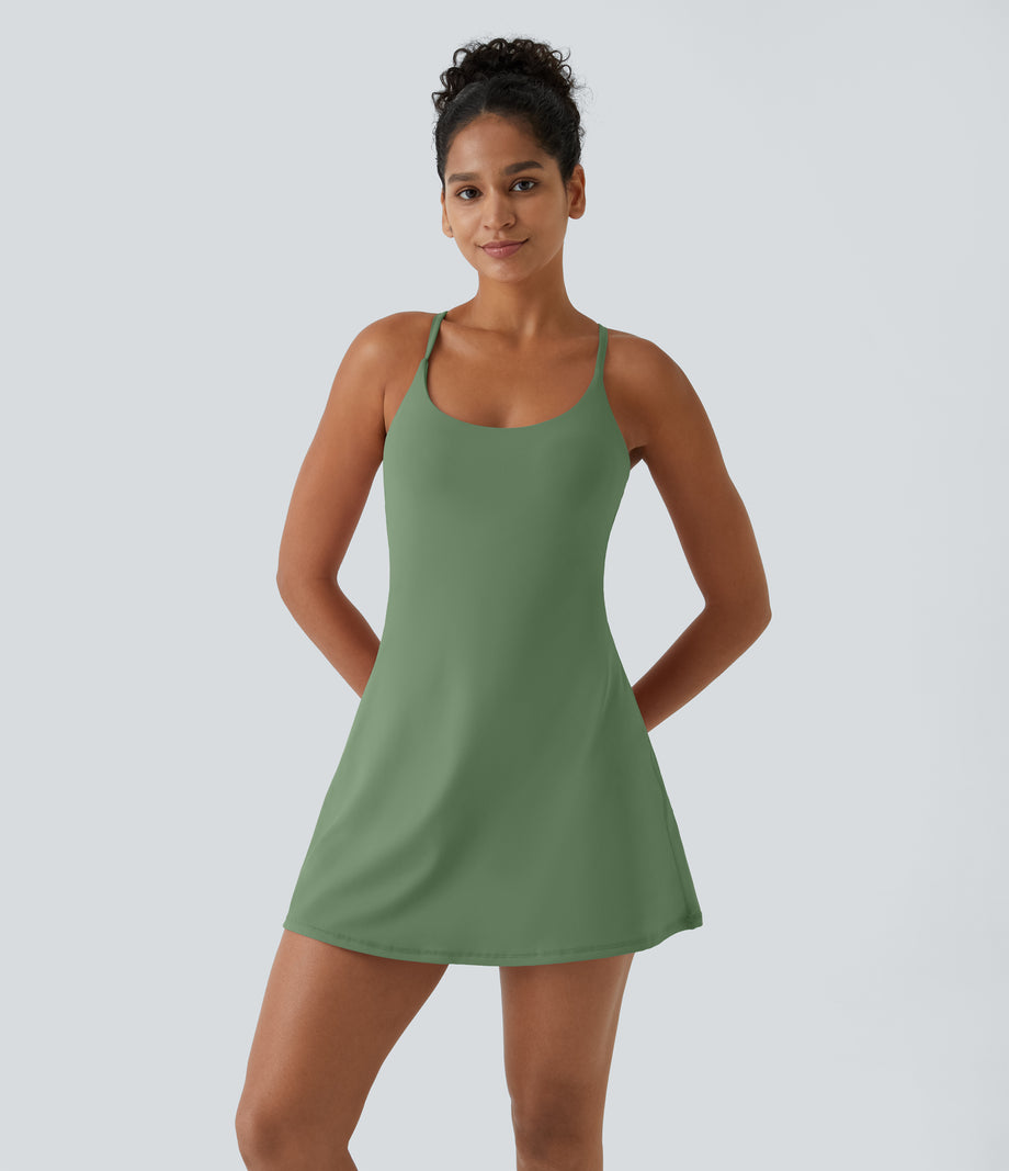 SoftlyZero™ Plush Backless Active Dress-Easy Peezy Edition - Kashmir