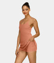 SoftlyZero™ Plush Backless Active Dress - Sun Baked