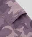 High Waisted Pocket Running Biker Shorts - Fuchsia Camouflage