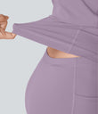 SoftlyZero™ Plush Backless Active Dress-Longer Length-Easy Peezy Edition - Tulip Purple