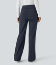Halara Flex™ DayStretch Mid Rise Side Zipper Pocket Work Flare Pants - Midnight Blue