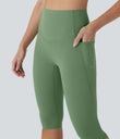 Halara UltraSculpt™ High Waisted Tummy Control Pedal Pusher Yoga Leggings with Pockets - Kashmir