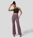 Halara Flex™ High Waisted Back Side Pocket Slight Flare Work Pants - Moonscape
