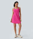 SoftlyZero™ Plush Active Dress-Longer Length-Easy Peezy Edition DD-F Cups - Fuchsia Purple