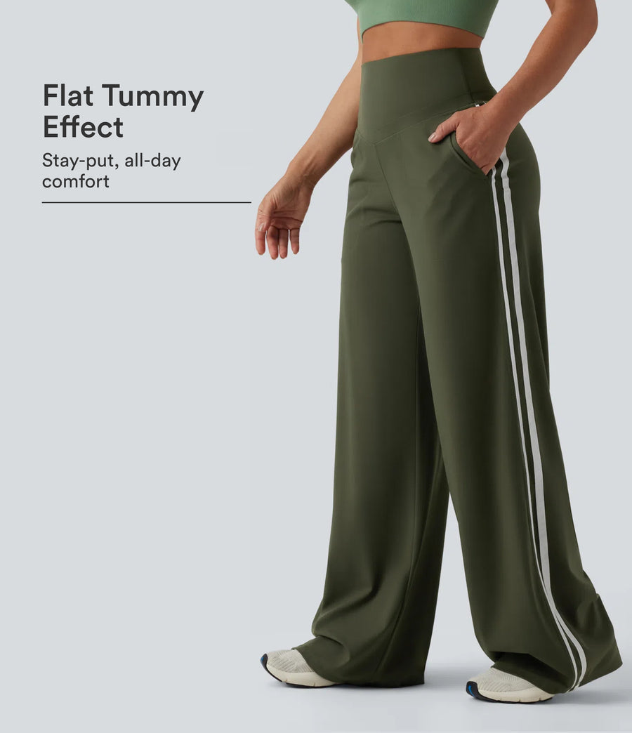 Sculpt Stripe Baggy Pant