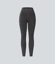 Halara Flex™ High Waisted Pocket Denim Casual Leggings - Hemp Black Denim