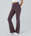 DayStretch High Waisted Pocket Flare Yoga Leggings - Dusky Evening purple