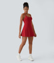 SoftlyZero™ Plush Backless Active Dress-Easy Peezy Edition - Mars Red