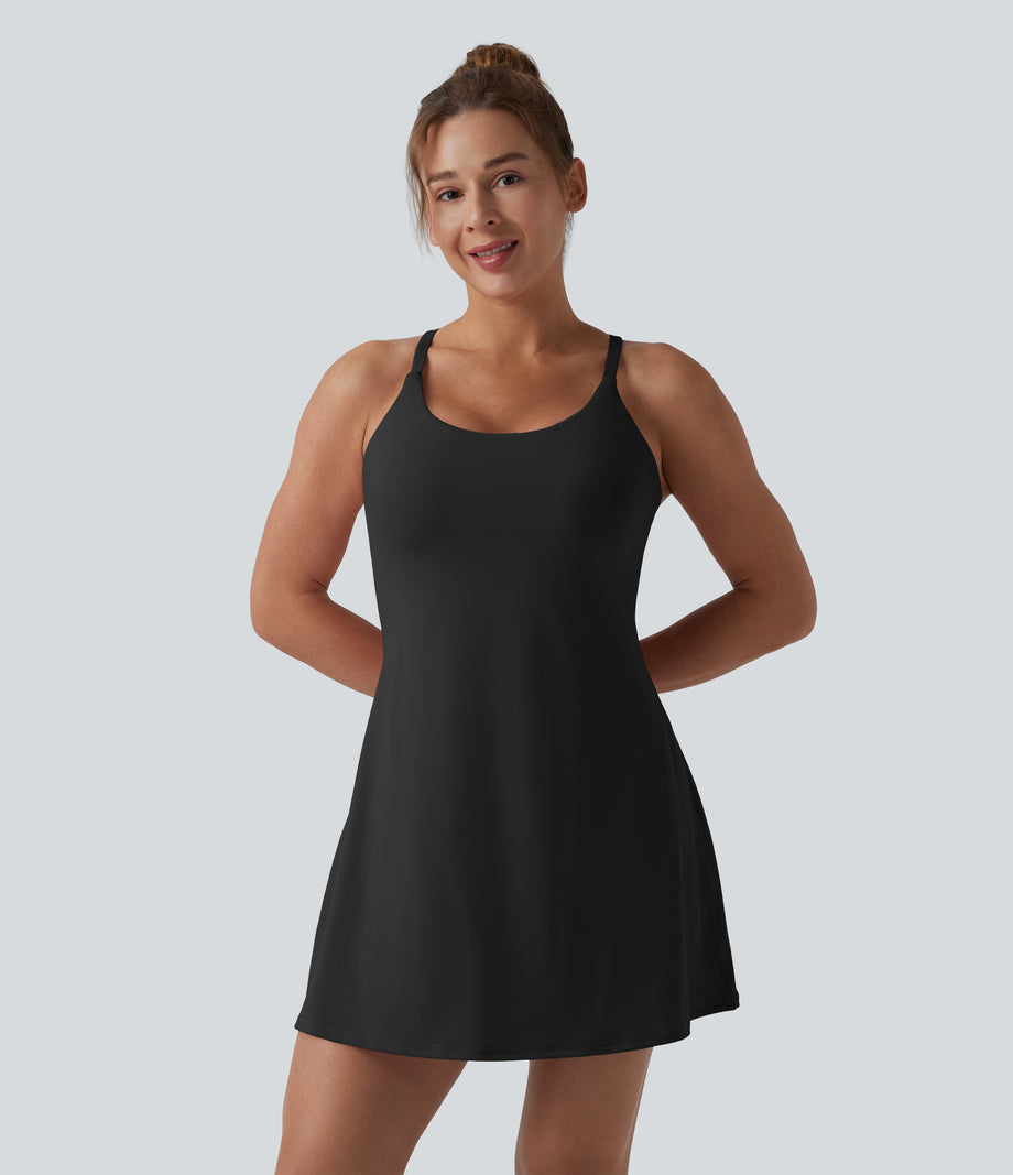 Softlyzero™ Plush Backless Active Dress-Easy Peezy Edition DD-F - Black