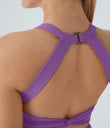 Backless Twisted Active Dress - Dewberry