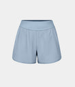 Breezeful™ High Waisted Pocket Quick Dry Casual Shorts 4" - Ballad Blue