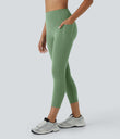 Halara UltraSculpt™ High Waisted Scrunch Butt Lifting Tummy Control Pocket Shaping Capri Training Leggings - Kashmir