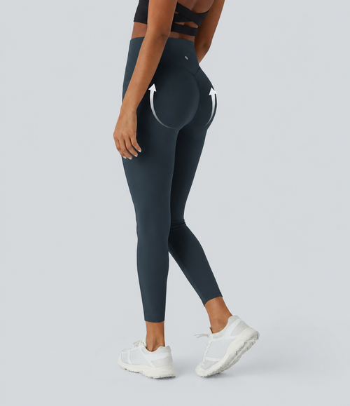 L'Amour UltraSculpt™ High Waisted Scrunch Butt Lifting Tummy Control Pocket Shaping Training Leggings