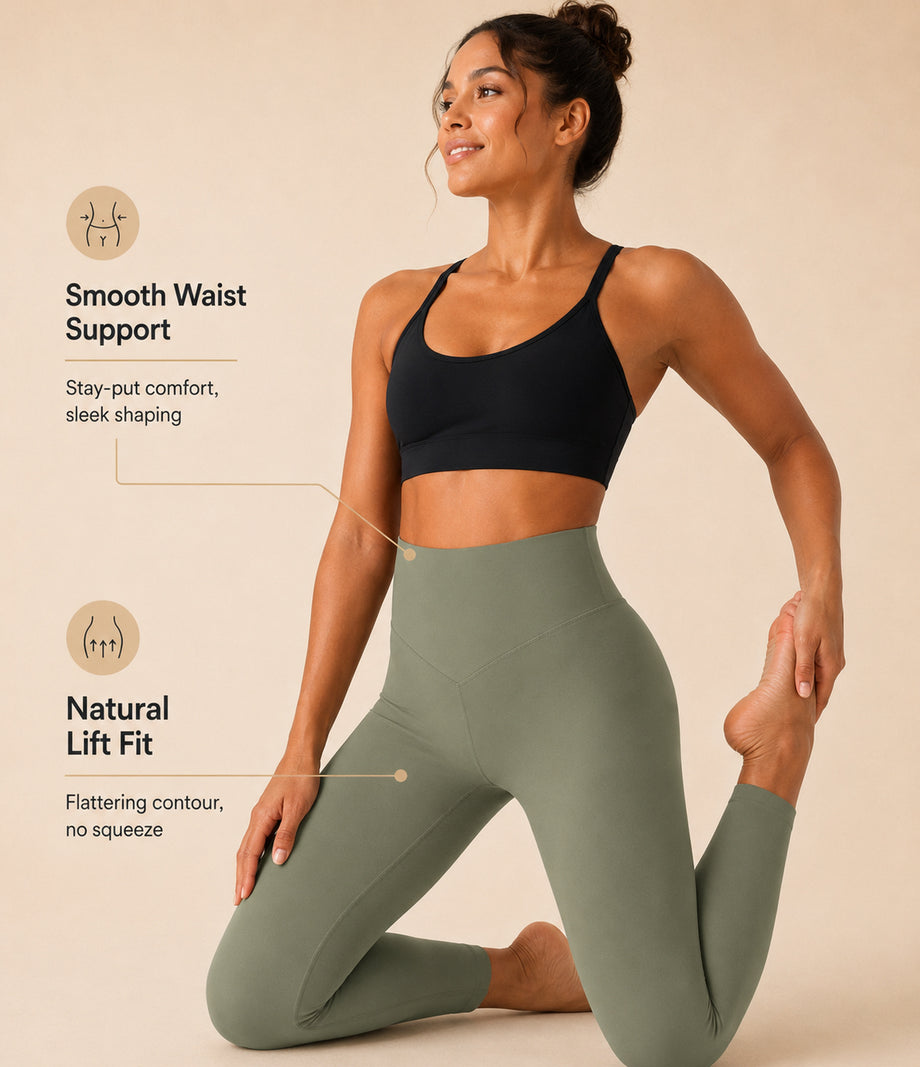 Light Green - movement, no-roll fit
