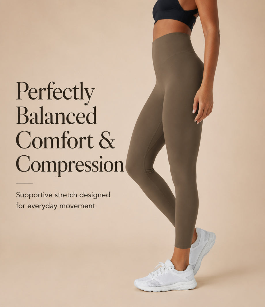 Brown - movement, no-roll fit
