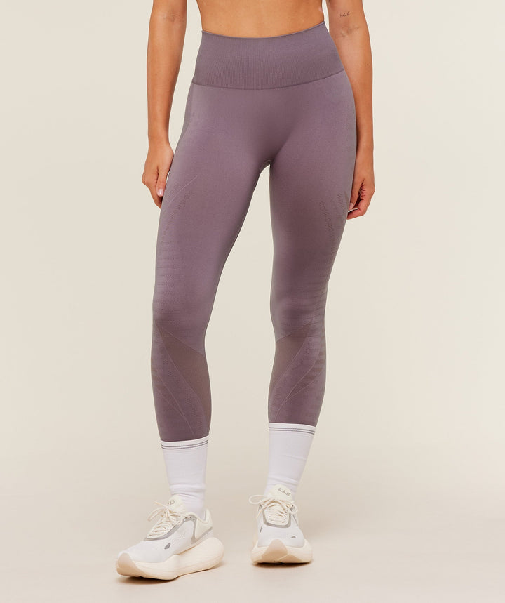 Running Seamless Legging - Dusk Purple/Walnut Mauve
