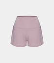 SoftlyZero™ Airy Super High Waisted 2-in-1 Cool Touch Yoga Shorts with Pockets - Pink Purple
