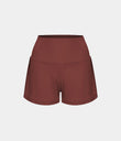 SoftlyZero™ Airy Super High Waisted 2-in-1 Cool Touch Yoga Shorts with Pockets - Madder Brown