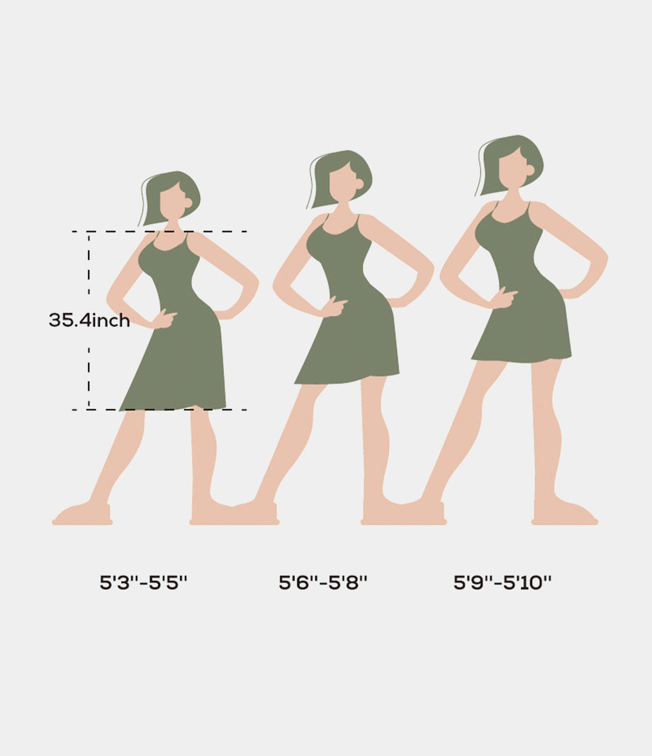 SoftlyZero™ Airy Cut Out 2-in-1 Pocket Cool Touch Longer Active Dress-UPF50+ - Cordovan