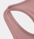 SoftlyZero™ Plush U Neck Racerback Cut Out Cropped Yoga Tank Top - Ash Rose