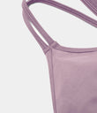 OneForm Seamless Flow Low Support Ruched Double Straps Sports Bra A-D Cups - Lilac Blush