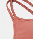 OneForm Seamless Flow Low Support Ruched Double Straps Sports Bra A-D Cups - Salmon